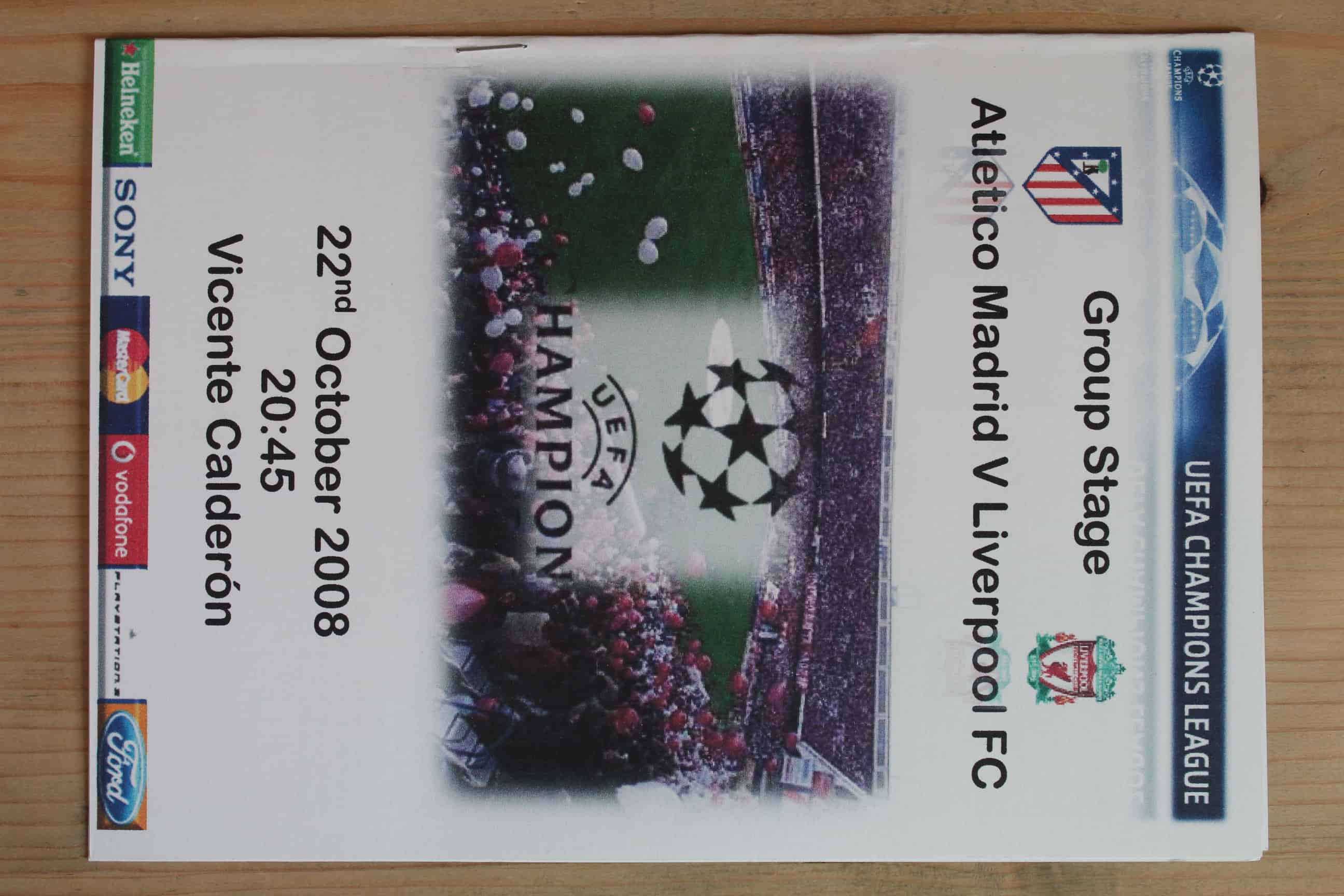 Athletico Madrid v Liverpool FC